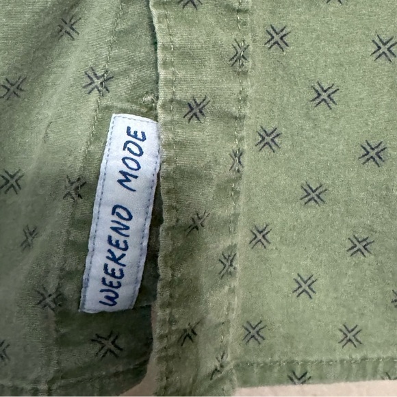 Kid's Sovereign Code Green Short Sleeve Button Down Shirt - Picture 6 of 10